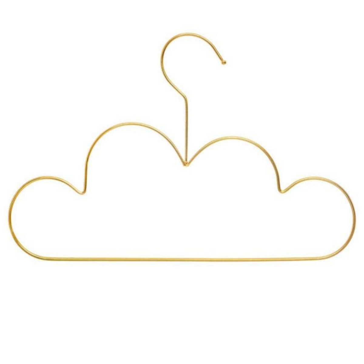 Atmosphera Kids Lot de 3 Cintres pour Enfant  Nuage  30cm Or