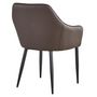 Voir la diapositive 4 : Paris Prix Lot de 2 Fauteuils Design  Zoa  88cm Beige & Marron