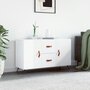Voir la diapositive 1 : VIDAXL Buffet blanc brillant 100x36x60 cm bois d'ingenierie