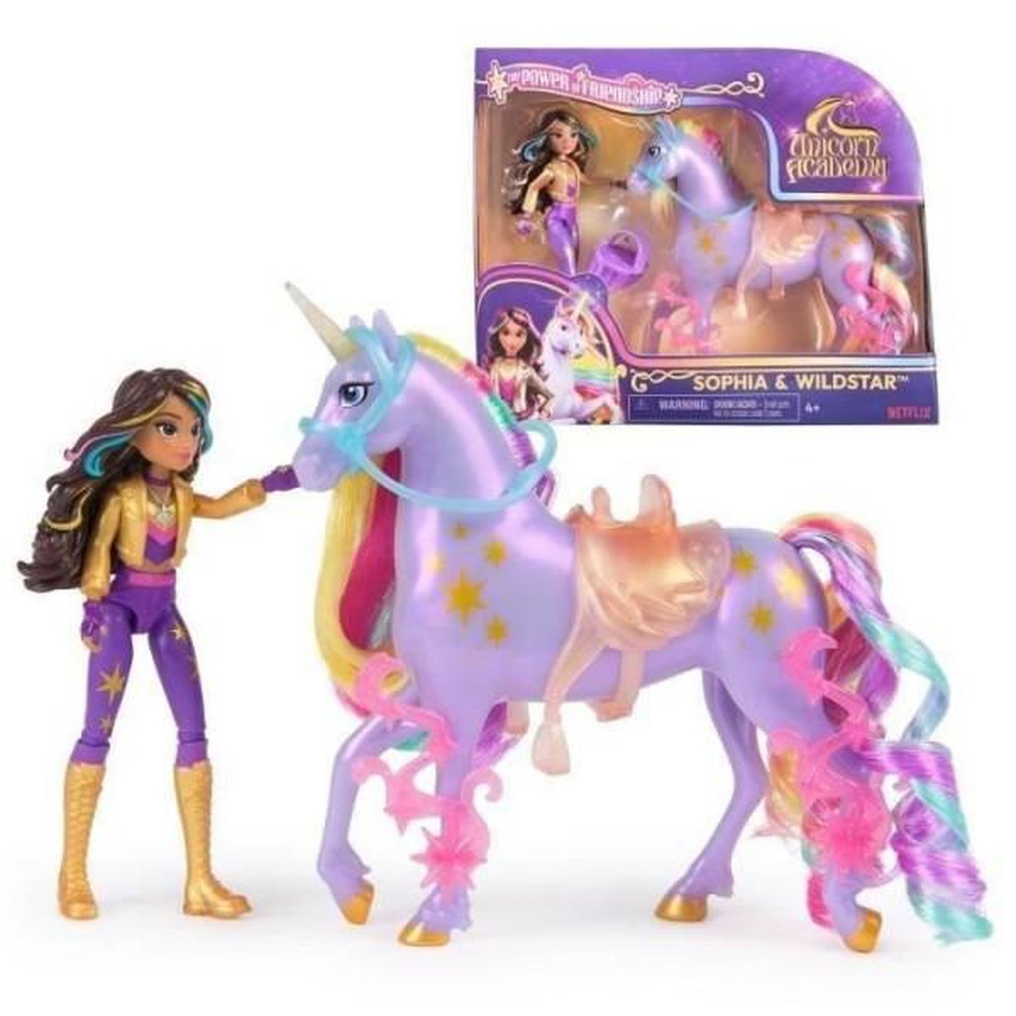 Voir la diapositive 3 : SpinMaster Unicorn Academy, Sophia  and  Wildstar Power of Friendship