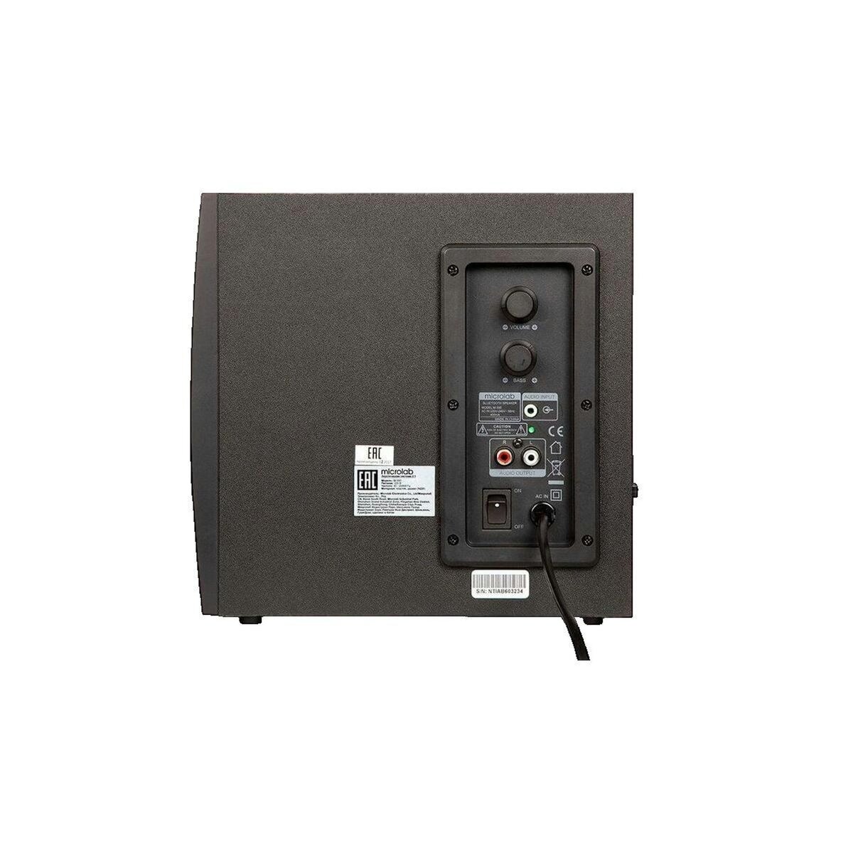 MICROLAB Haut-parleur Microlab M-300 2.1 38 W RMS Noir