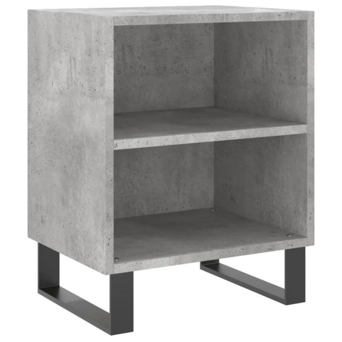 VIDAXL Tables de chevet 2 pcs gris béton 40x30x50 cm bois d ingénierie