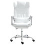 Voir la diapositive 3 : VIDAXL Fauteuil de massage inclinable de bureau Blanc Similicuir