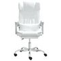Voir la diapositive 3 : VIDAXL Fauteuil de massage inclinable de bureau Blanc Similicuir