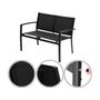 Voir la diapositive 4 : Habitat et Jardin Salon de jardin bas  Lino  - 4 places  - Noir