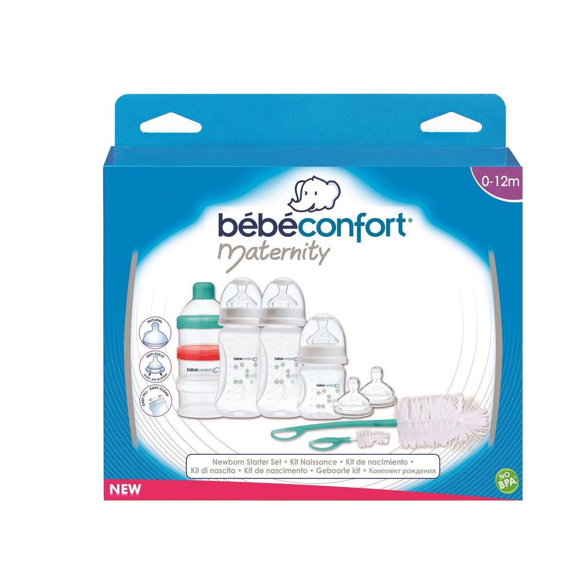 Bebe Confort Kit naissance 3 biberons et accessoires