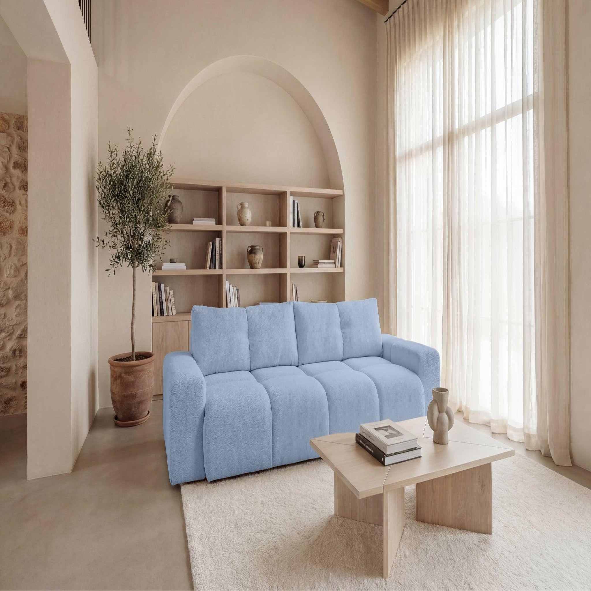 Voir la diapositive 2 : CASANOVA PARIS Constance - canapé droit tissu chenille