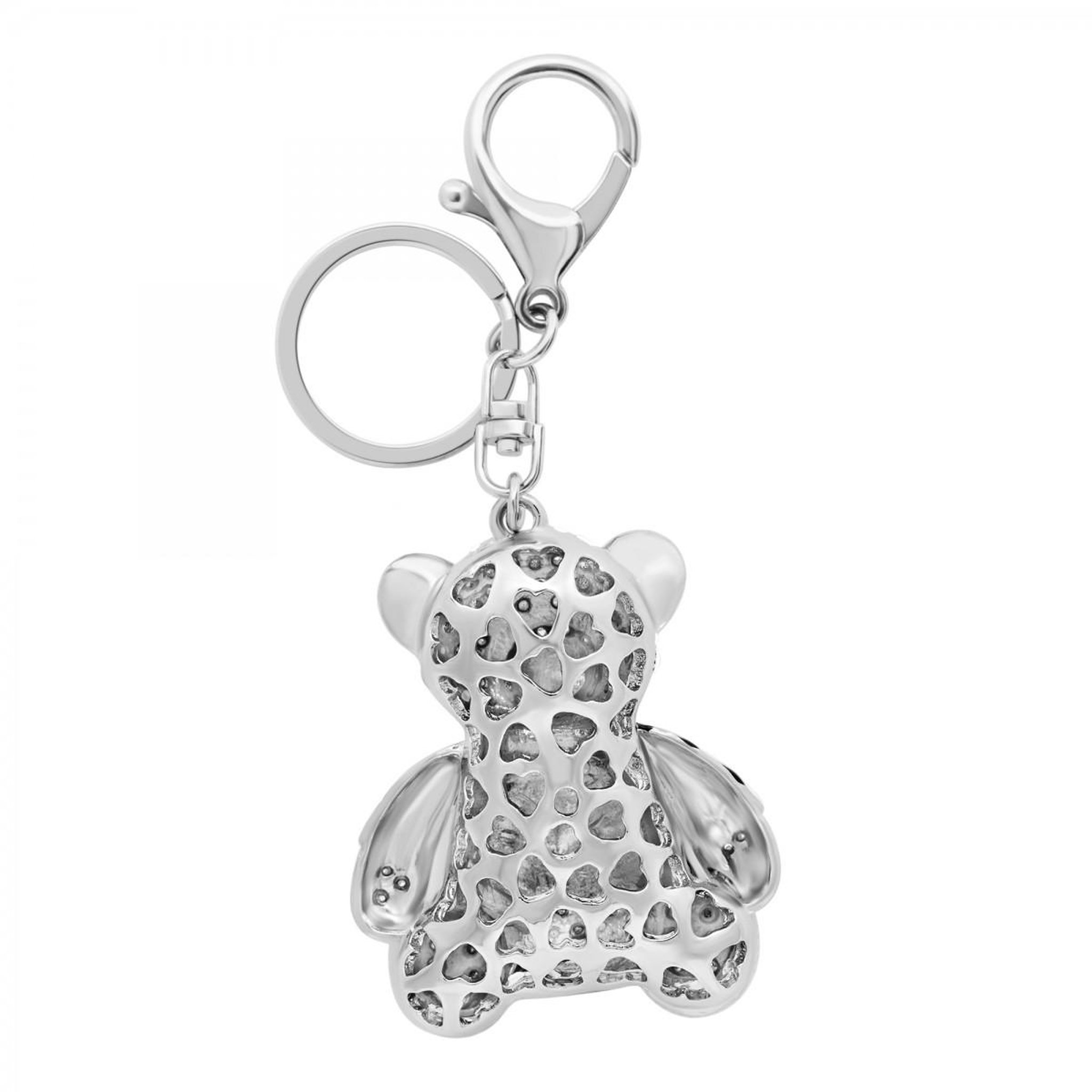 SC CRYSTAL Porte-clé ourson orné de zirconium