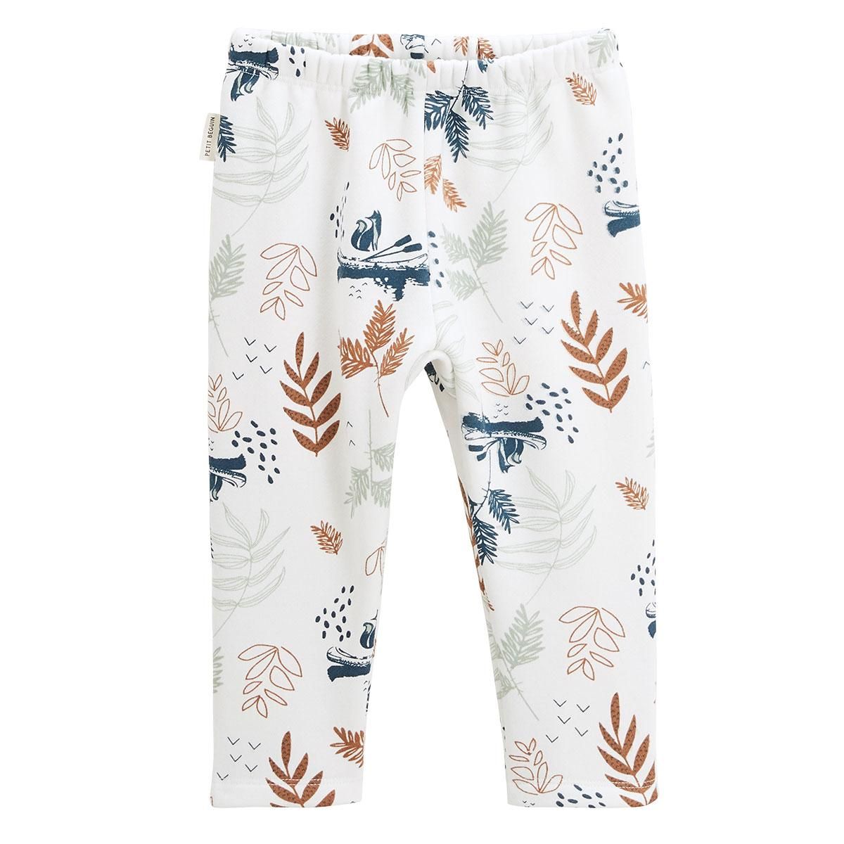 Petit Béguin Ensemble bébé sweat-shirt et pantalon en molleton Bivouac