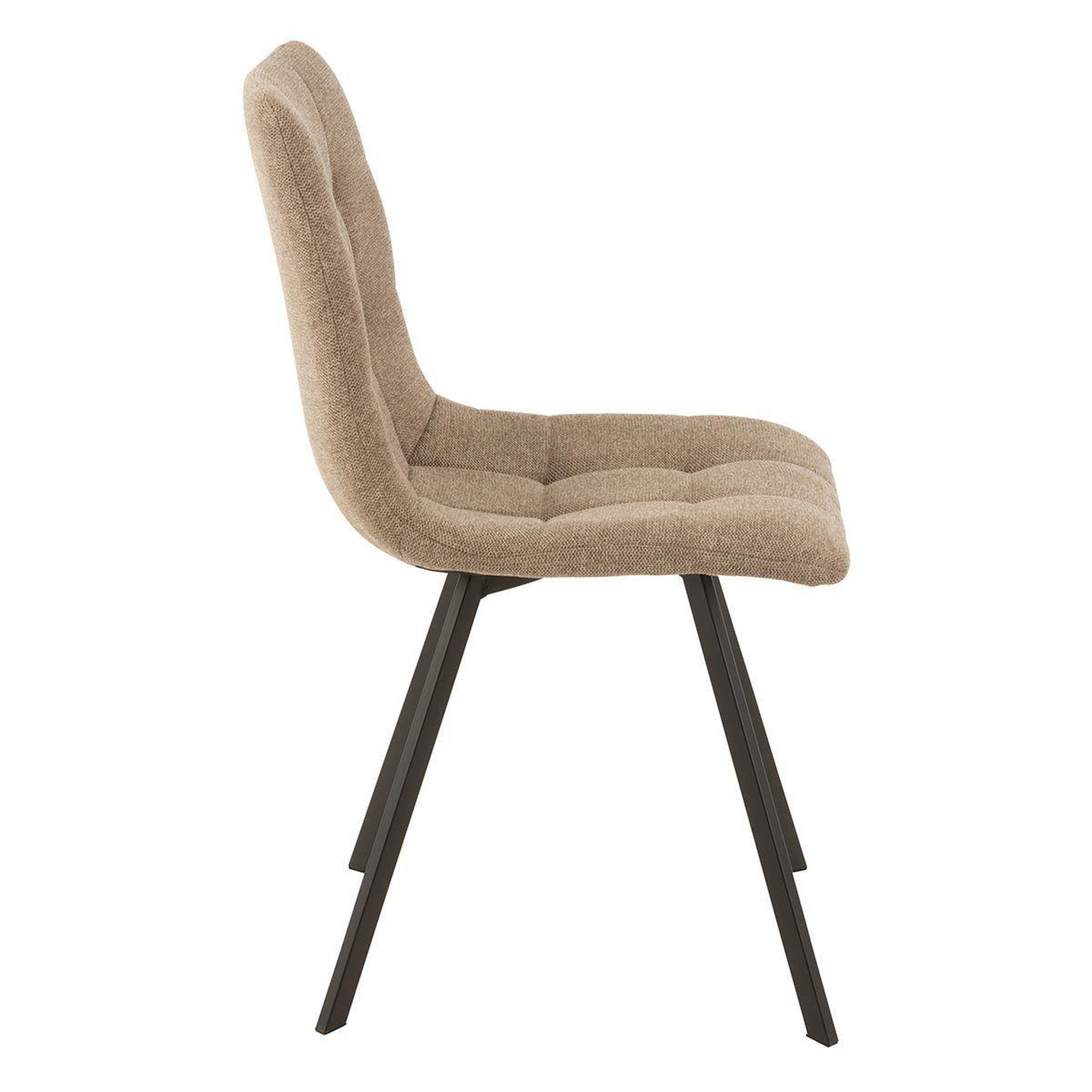 Voir la diapositive 3 : J-LINE Chaise design  babette  90cm beige