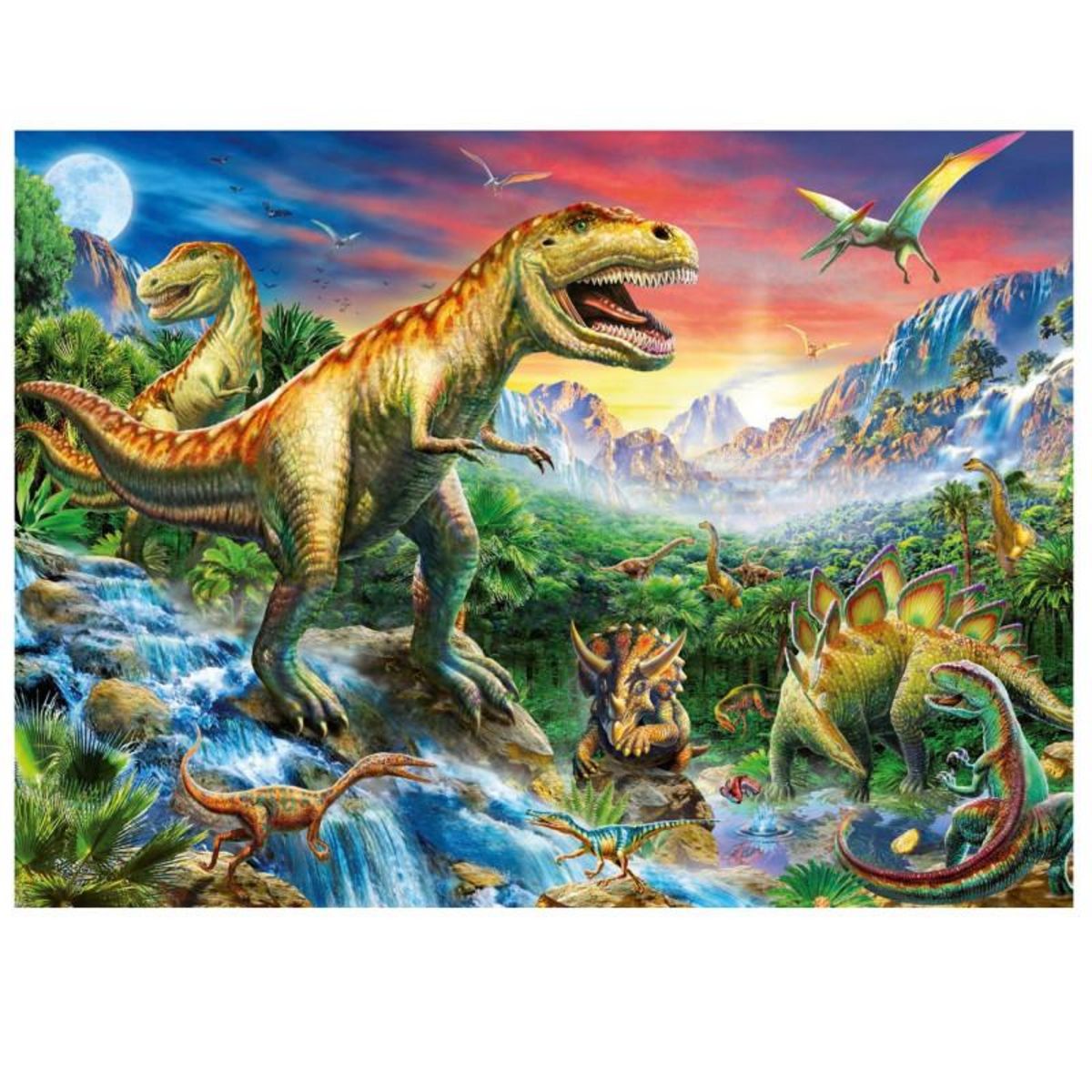 RAVENSBURGER RAVENSBURGER Puzzle dinosaures 100 pièces XXL