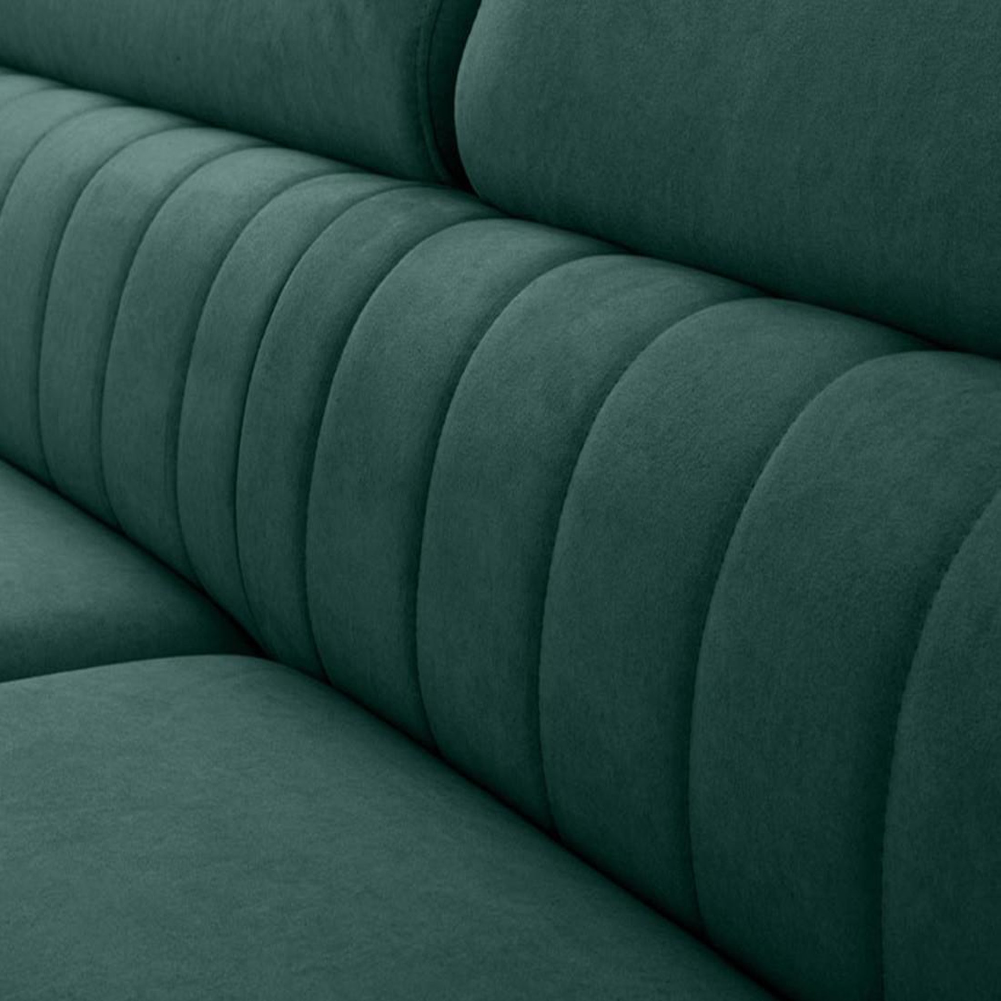 Voir la diapositive 5 : BEST MOBILIER Aneta - canapé d'angle gauche 5 places - convertible avec coffre et têtières - en velours