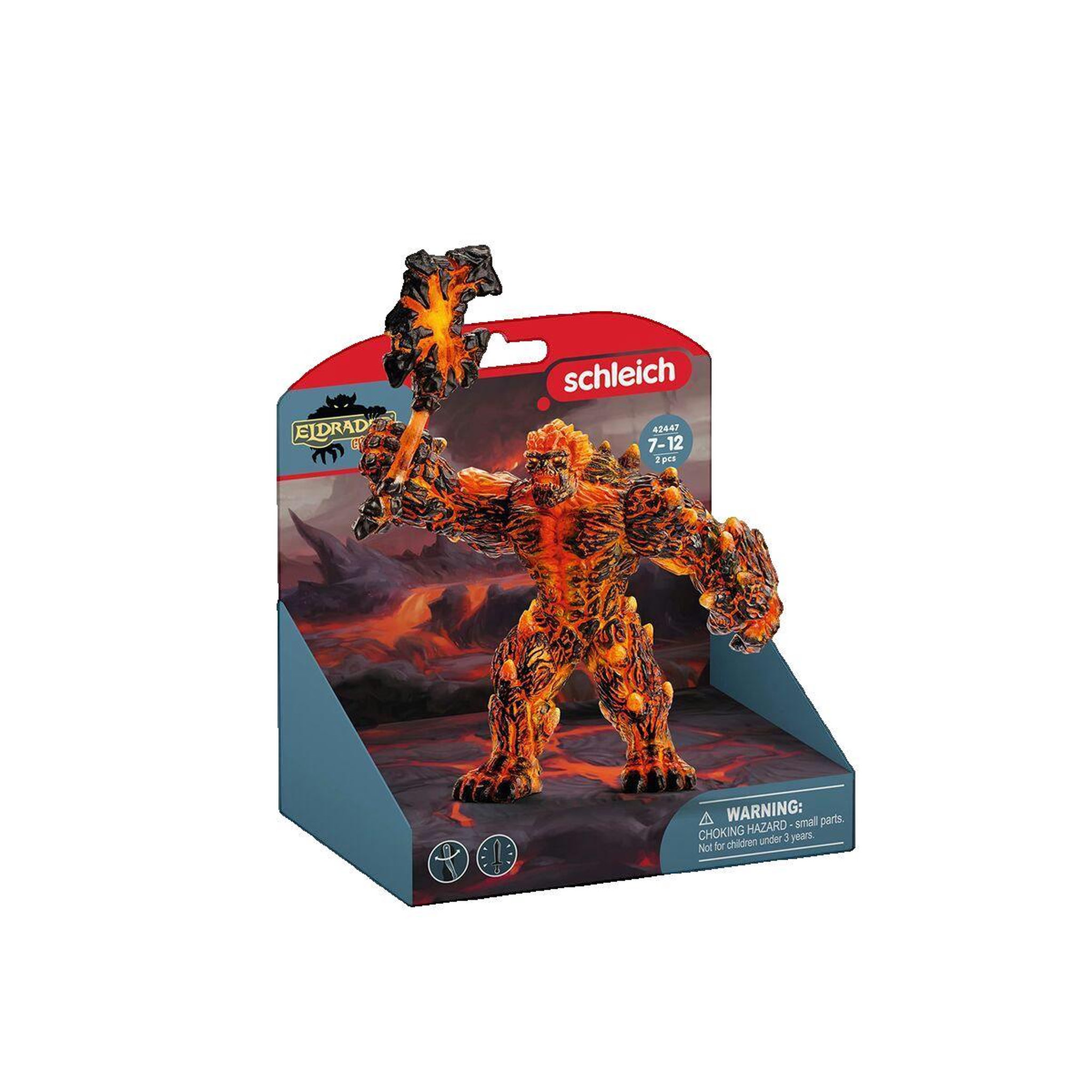 Voir la diapositive 2 : Schleich Golem de lave avec arme - SCHLEICH - 42447 - A partir de 7 ans