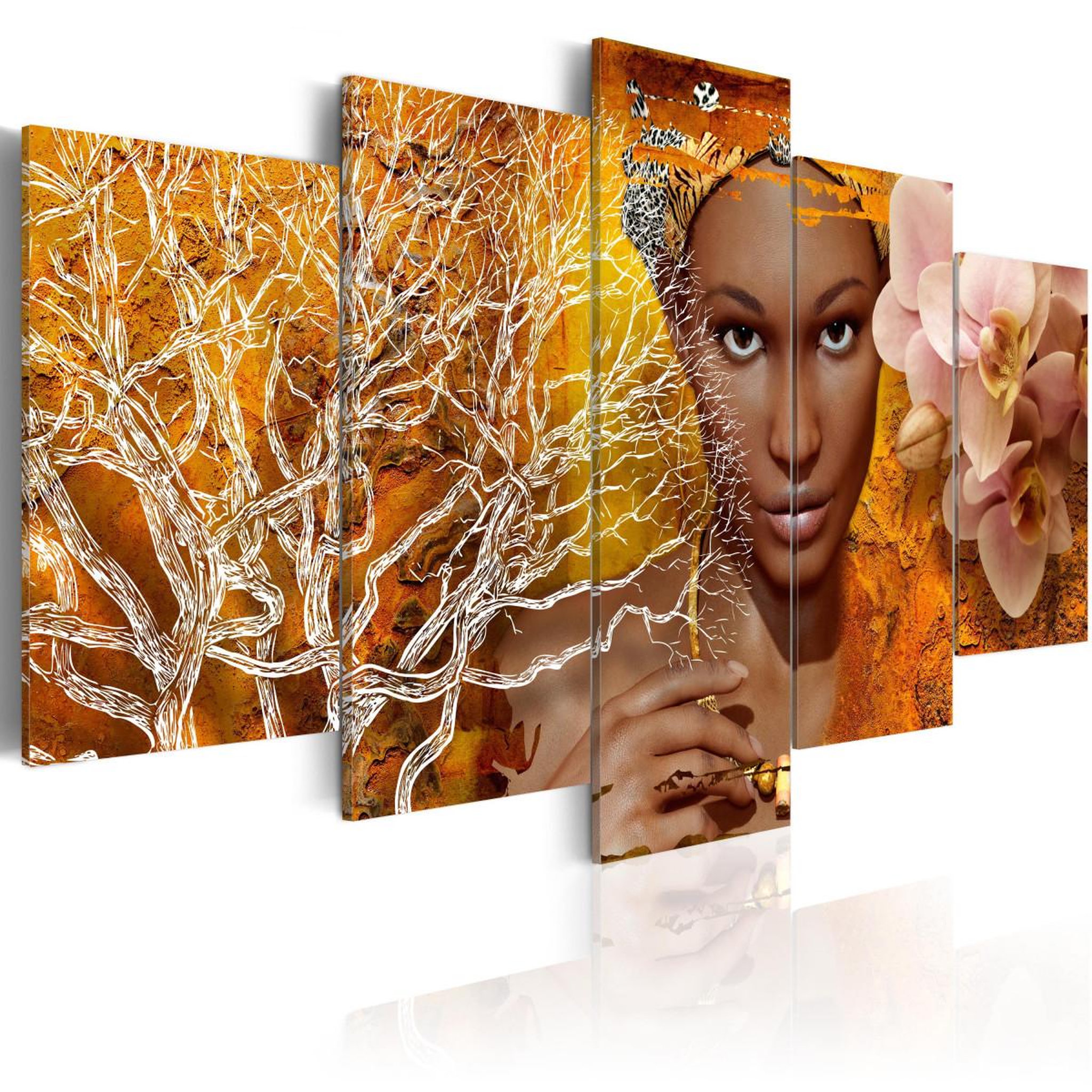 Voir la diapositive 1 : Paris Prix Tableau Imprimé  Histoires Africaines