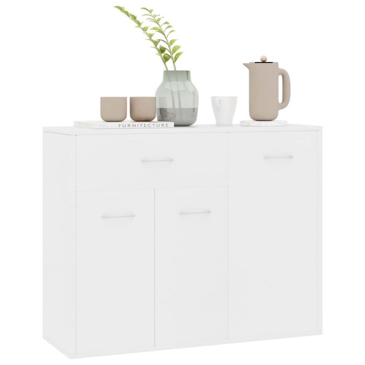 VIDAXL Buffet Blanc 88x30x70 cm Bois d'ingenierie