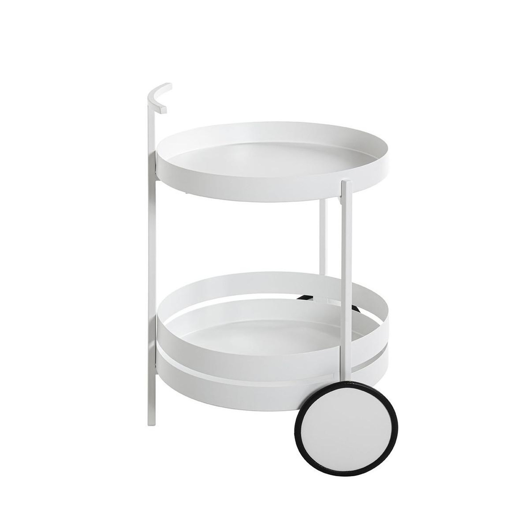 Voir la diapositive 3 : Paris Prix Desserte de cuisine ronde  postres  62cm blanc
