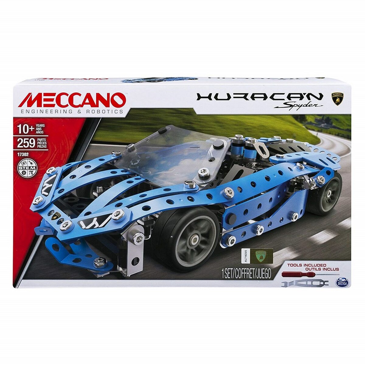 MECCANO Meccano voiture de sport Lamborghini Huracan
