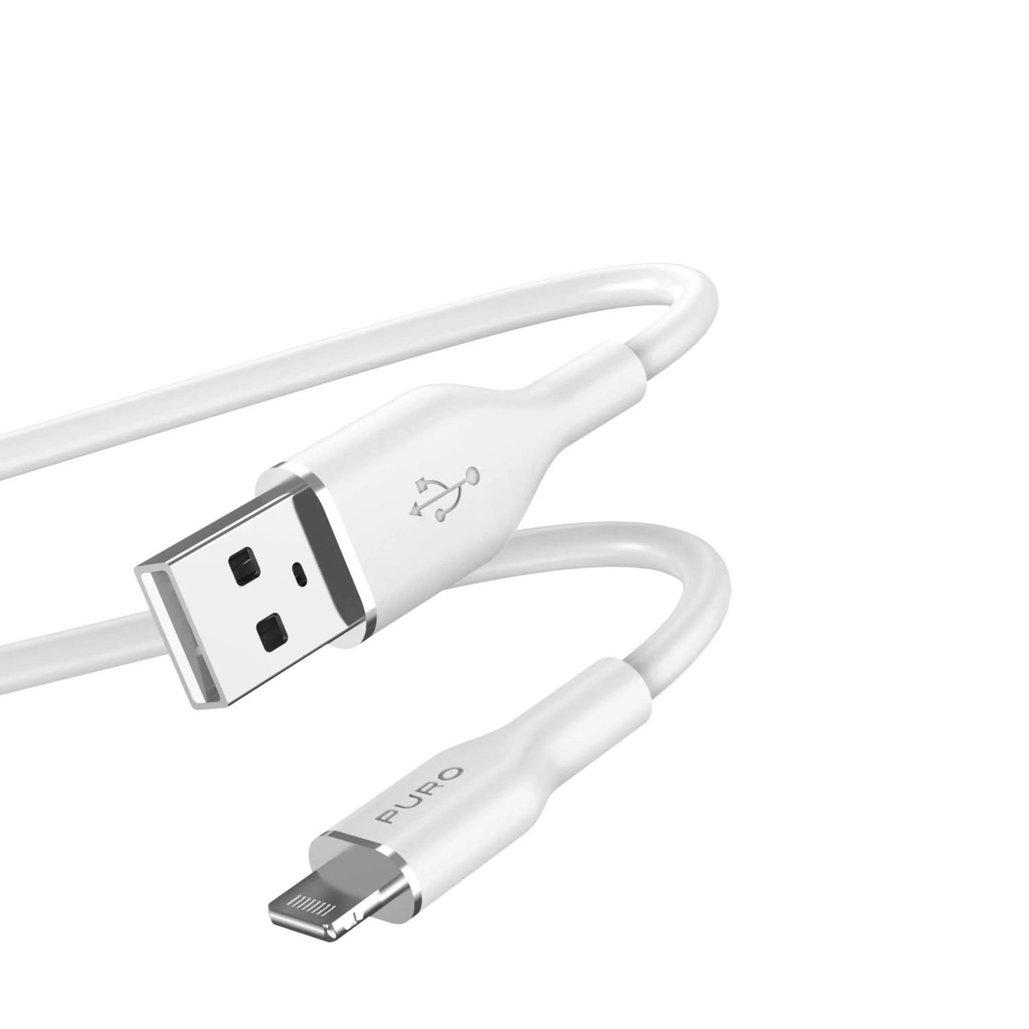 Voir la diapositive 3 : Puro Puro pucaplticonwhi câble lightning 1,5 m blanc
