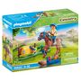 Voir la diapositive 1 : PLAYMOBIL 70523 - Country - Cavalier avec poney brun