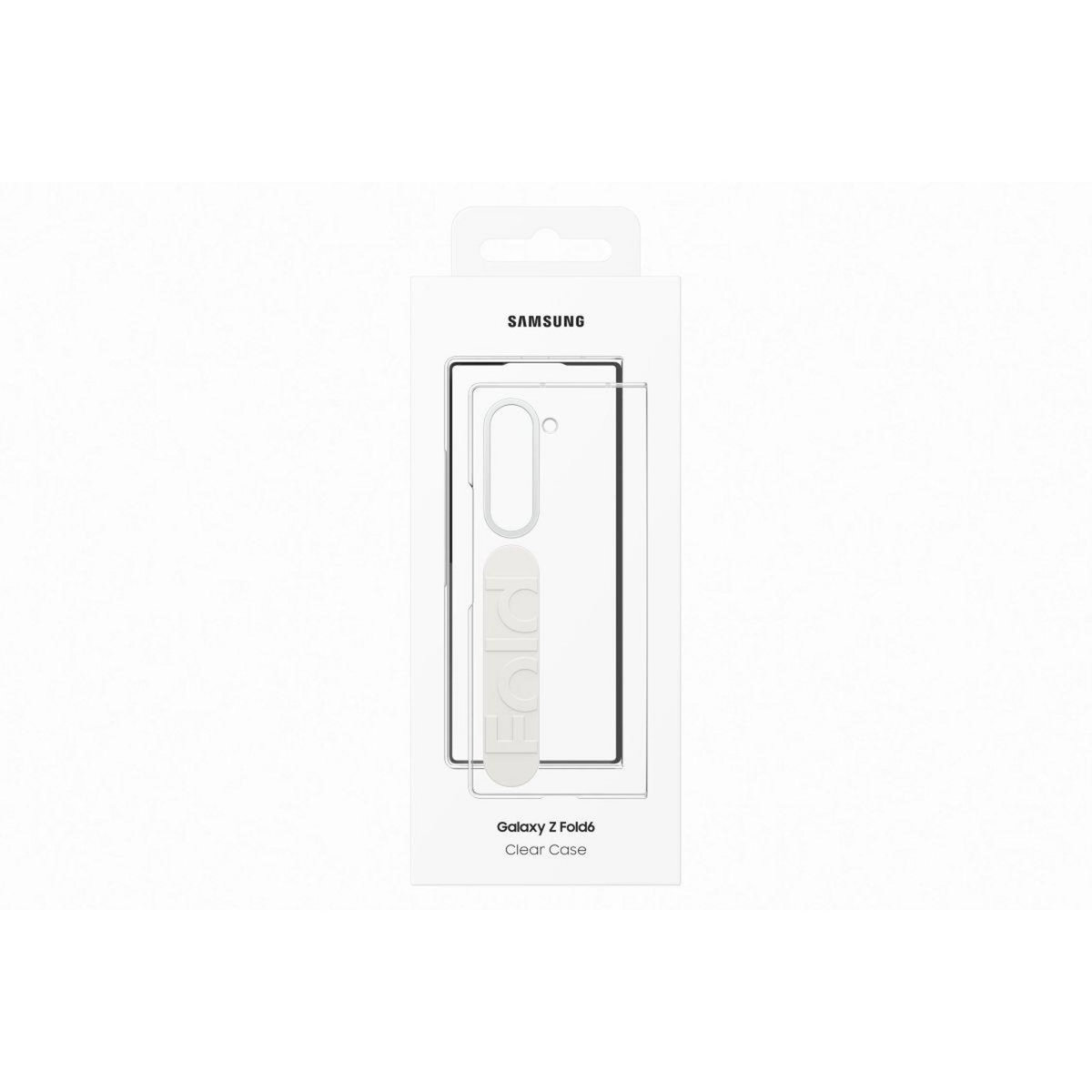 Samsung Coque Z Fold6 avec lanière transparente