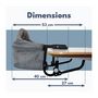 Voir la diapositive 4 : BAMBISOL Siege de table réhausseur BAMBISOL - Dossier Confort - Déhoussable et Lavable Machine - Fixation Multi-points