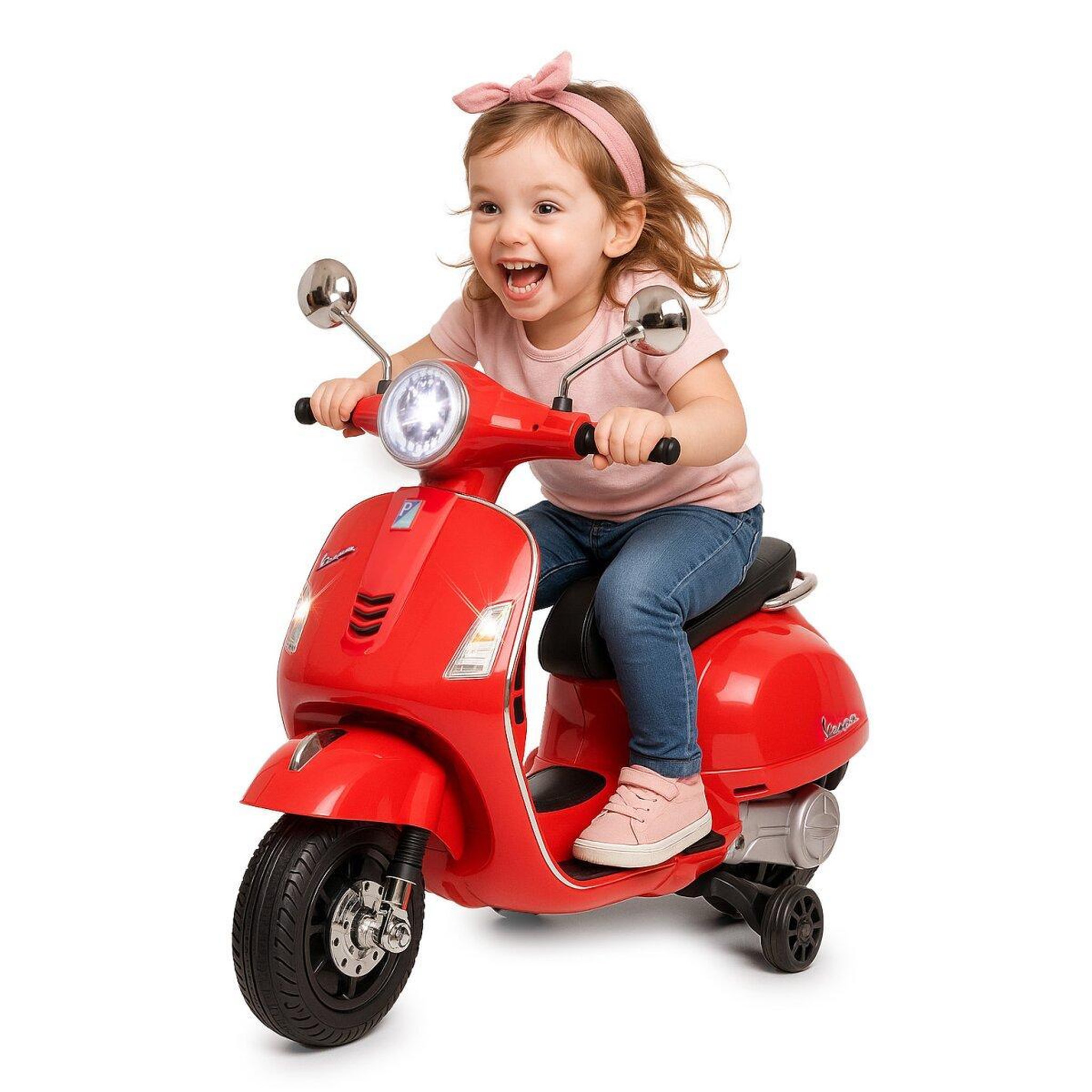 Voir la diapositive 3 : Jamara Porteur Vespa GTS 125 rouge
