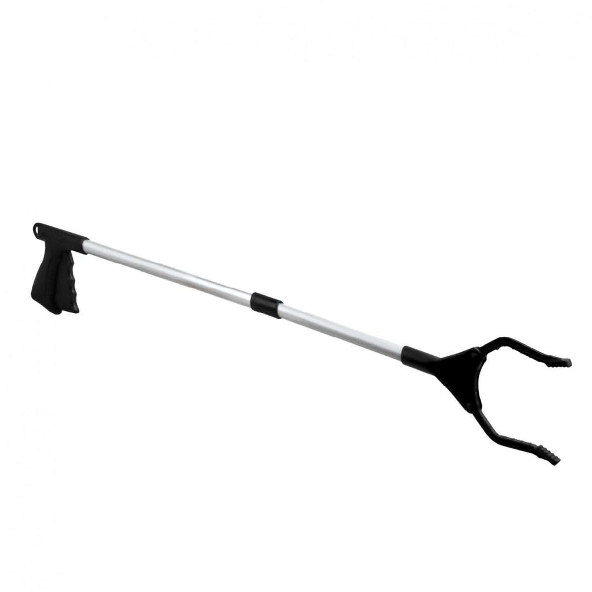 LINXOR Pince à déchets, ramasse objets, avec embouts magnétiques - Pliable - Noir