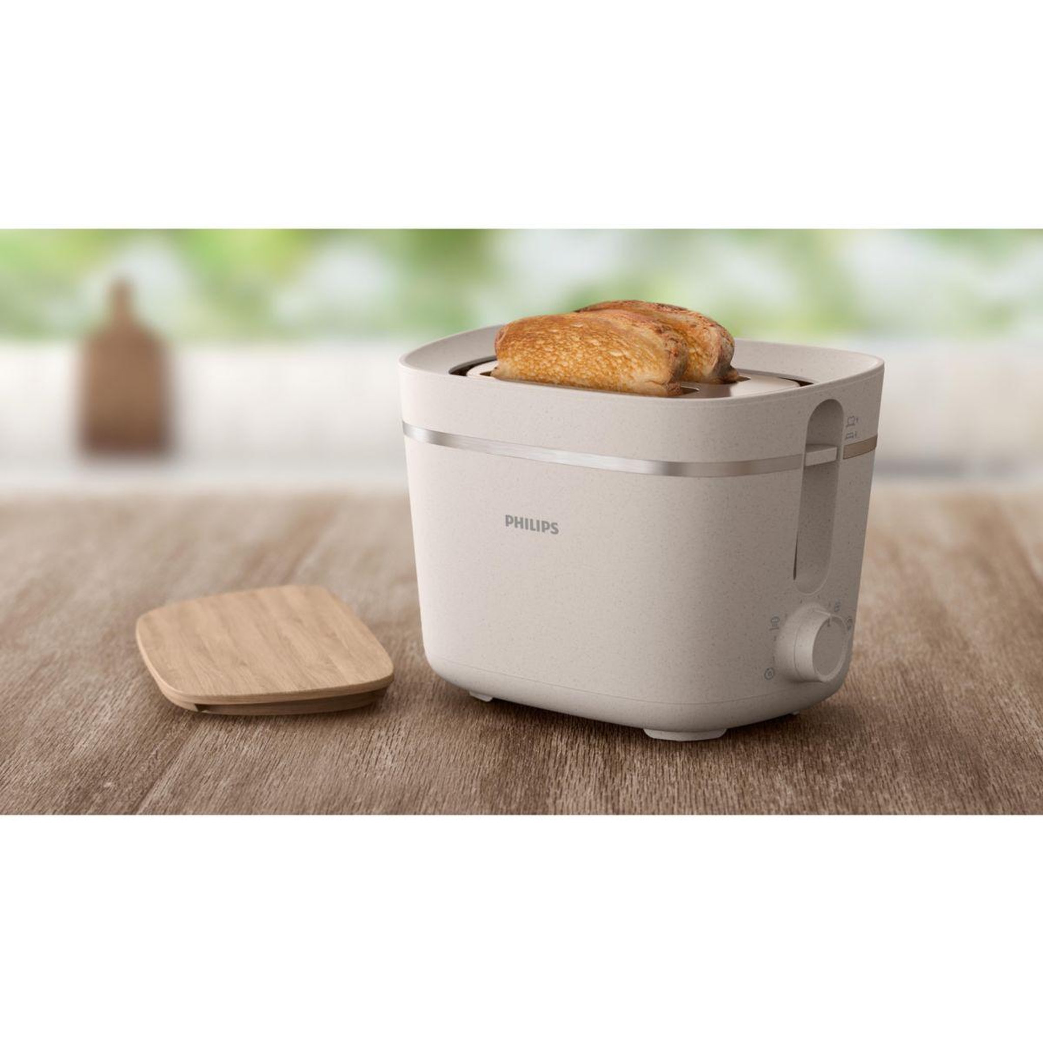 Voir la diapositive 5 : Philips Grille-pain HD2640/10 eco conscious