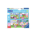 RAVENSBURGER Ravensburger - Jigsaw puzzle Peppa Pig 4in1, 24 pcs. 69583