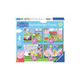 Voir la diapositive 1 : RAVENSBURGER Ravensburger - Jigsaw puzzle Peppa Pig 4in1, 24 pcs. 69583