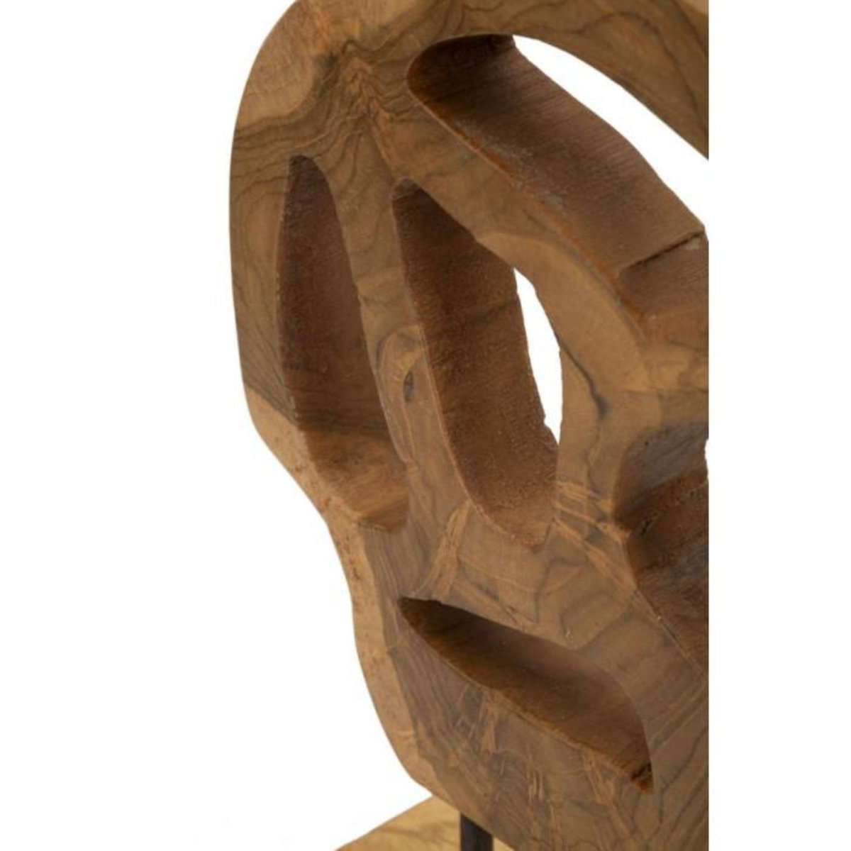 Paris Prix Objet Déco en Teck  Lubang  27cm Naturel