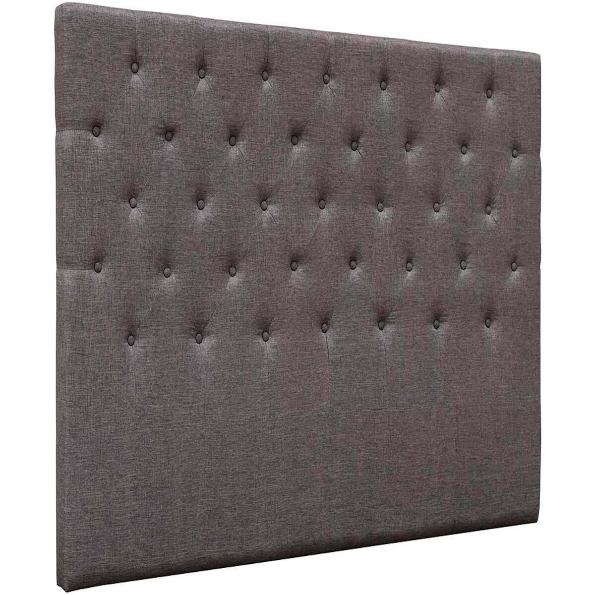 Habitat et Jardin Tête de lit capitonnée  Déco  - 169 cm - Taupe - En tissu