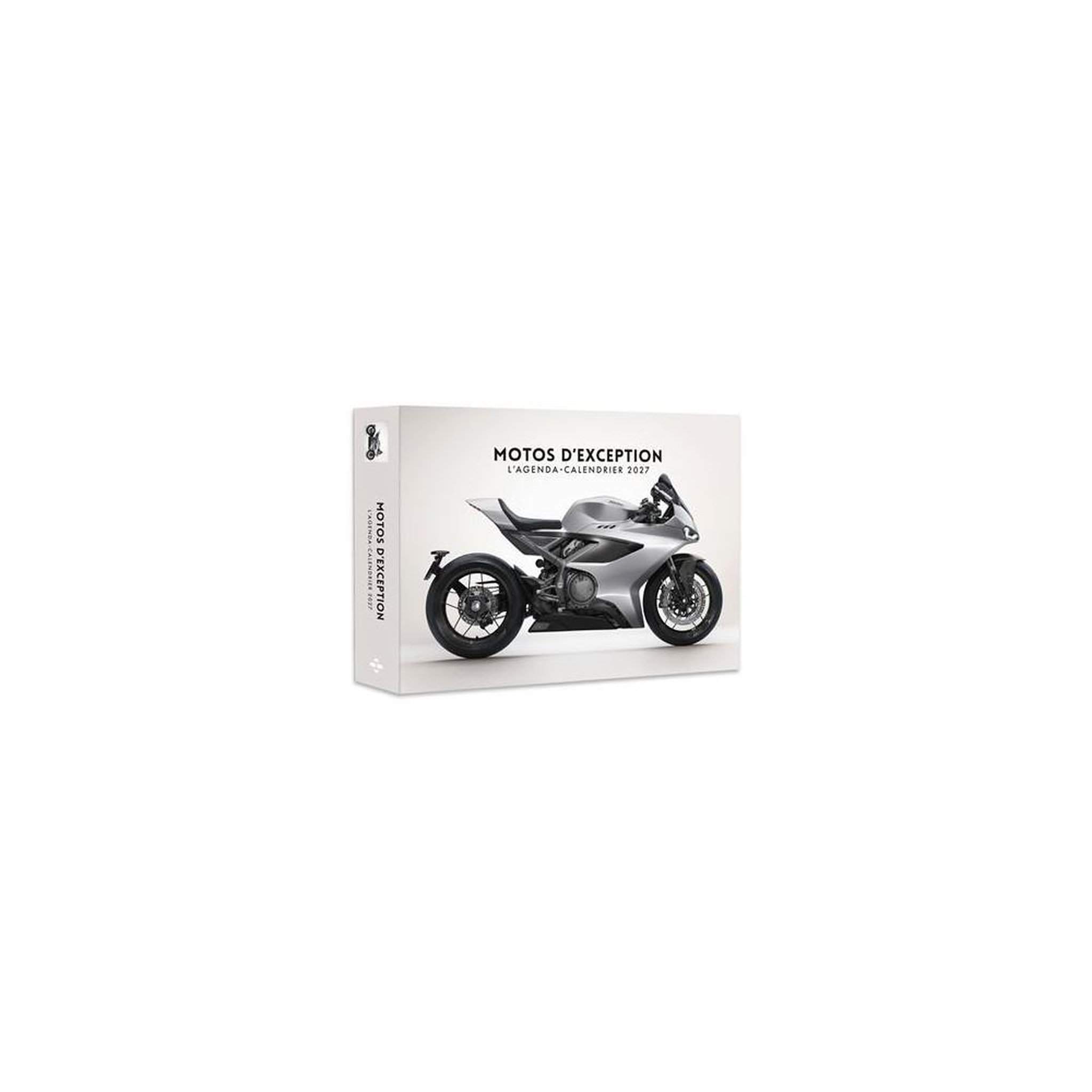 Agenda calendrier semainier 2027 motos d'exception, 108 pages, format 24,1 x 17,5 cm