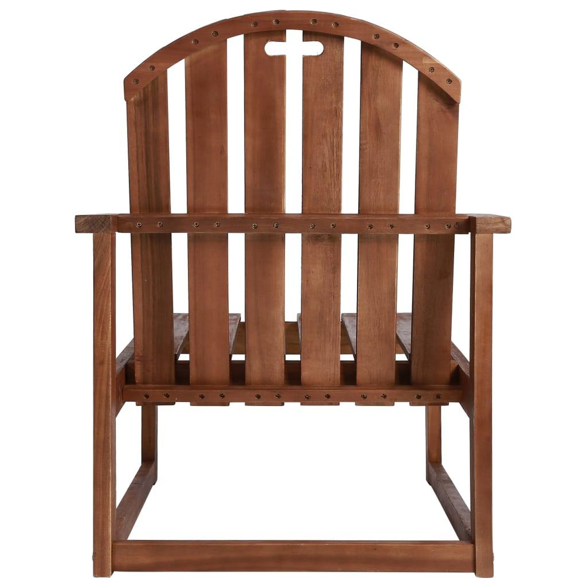 Voir la diapositive 4 : VIDAXL Chaises de jardin lot de 2 Bois d'acacia solide