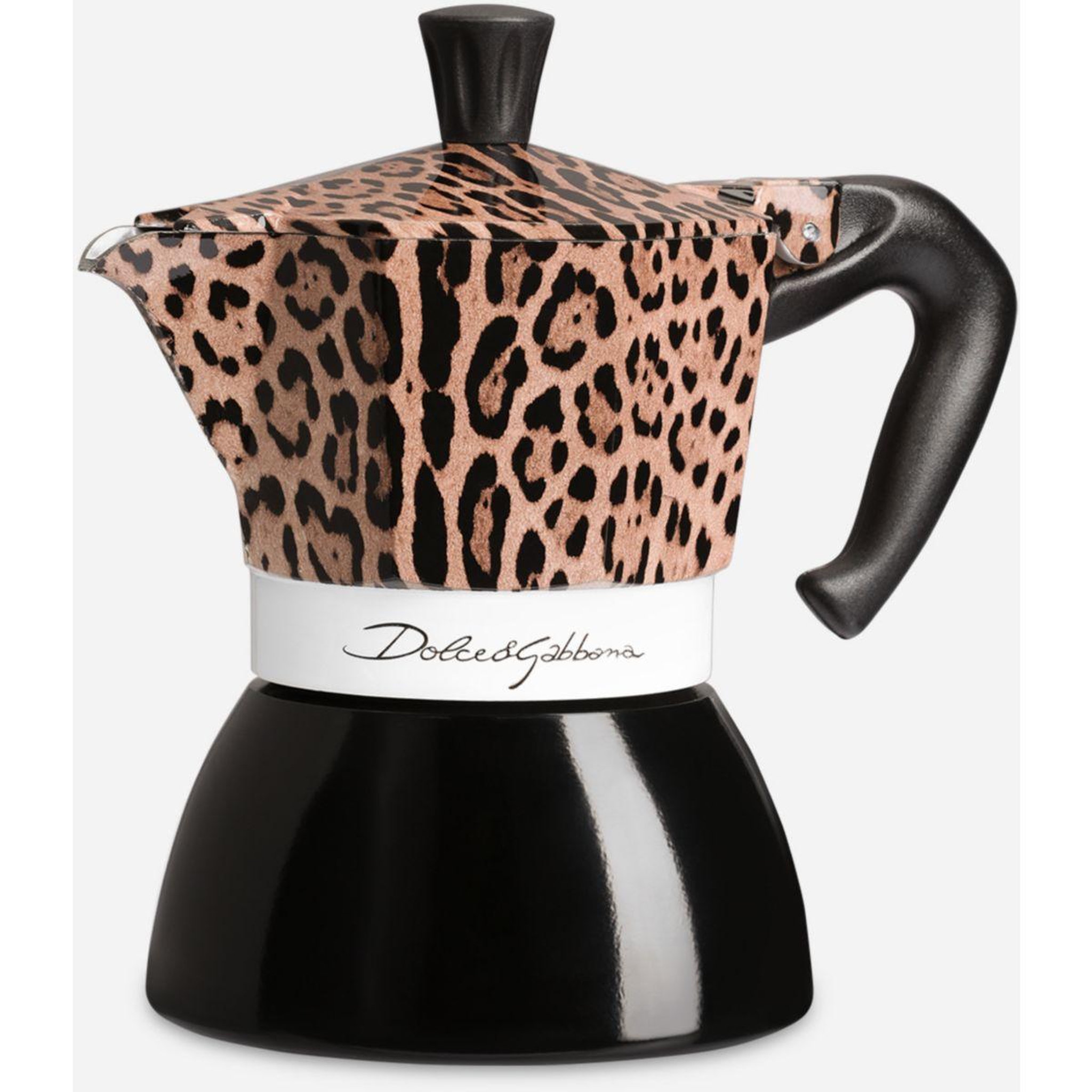 BIALETTI Cafetière italienne moka induction 4 cups d&g leopard