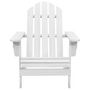 Voir la diapositive 2 : VIDAXL Chaise de jardin bois blanc