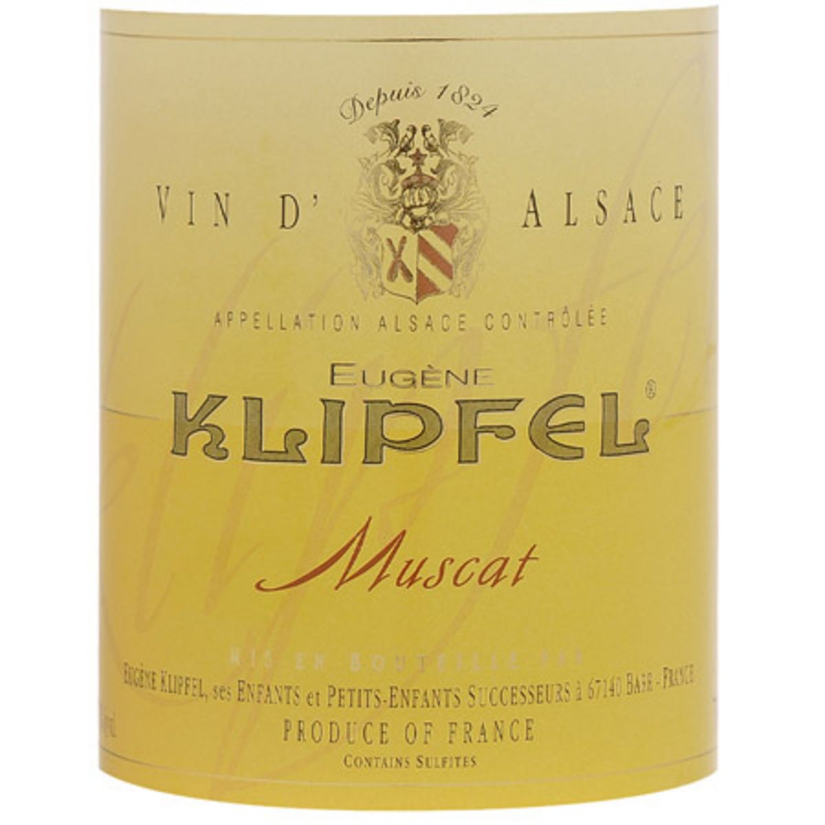 Eugène Klipfel Alsace Muscat Blanc 2009