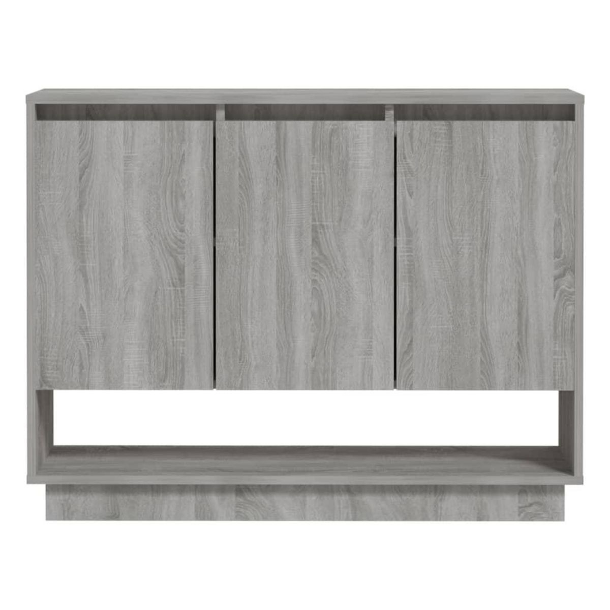 VIDAXL Buffet Sonoma gris 97x31x75 cm Bois d'ingenierie