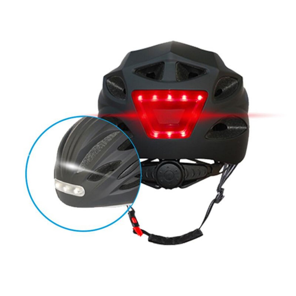 BEEPER Casque avec LED avant et arri re pour V lo VTT