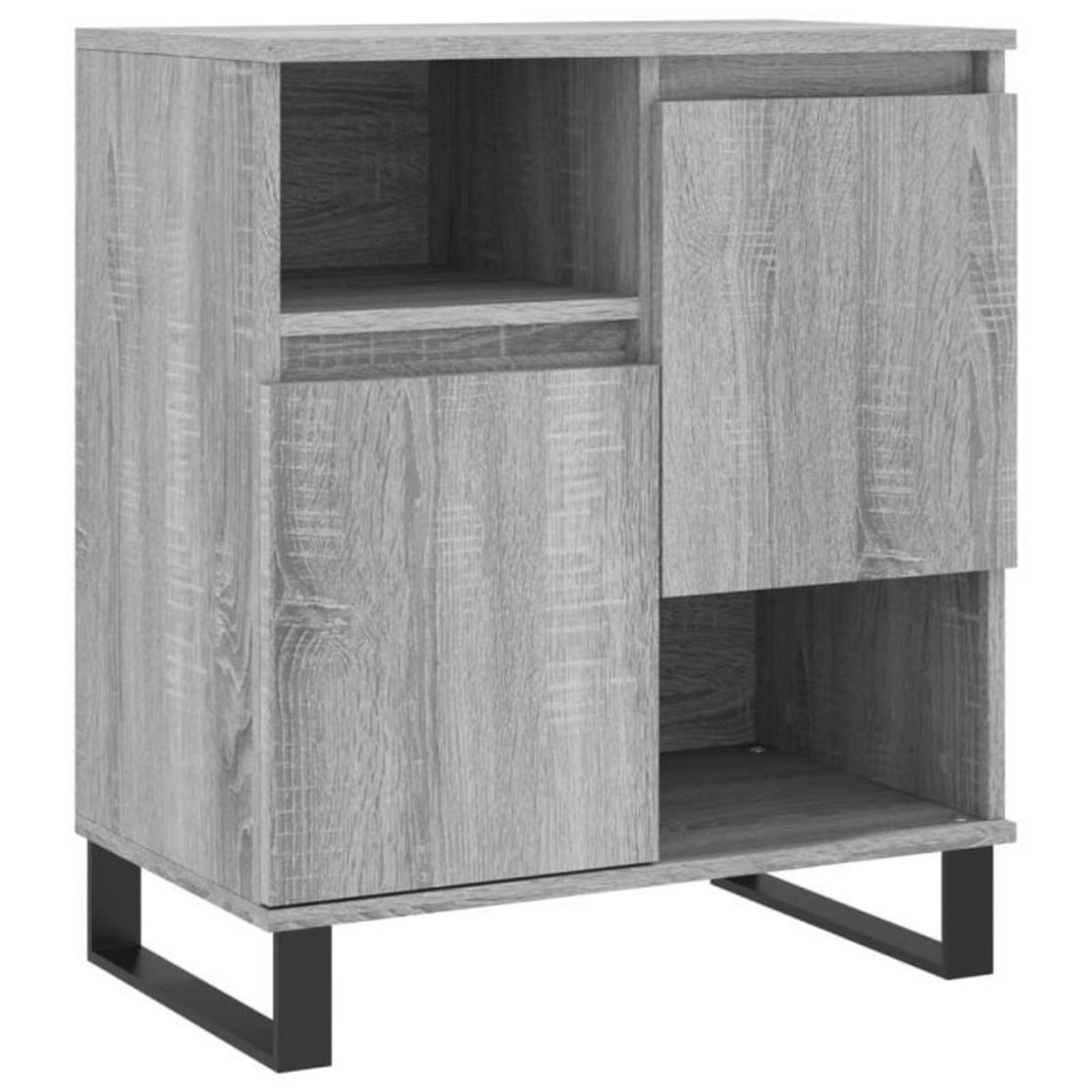VIDAXL Buffet Sonoma gris 60x35x70 cm Bois d ingénierie