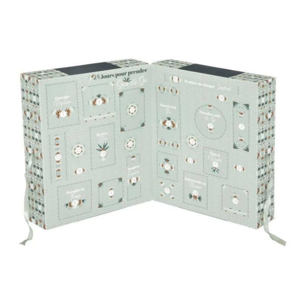 ATMOSPHERA Calendrier de l'Avent 24 Surprises  Spa  35cm Vert