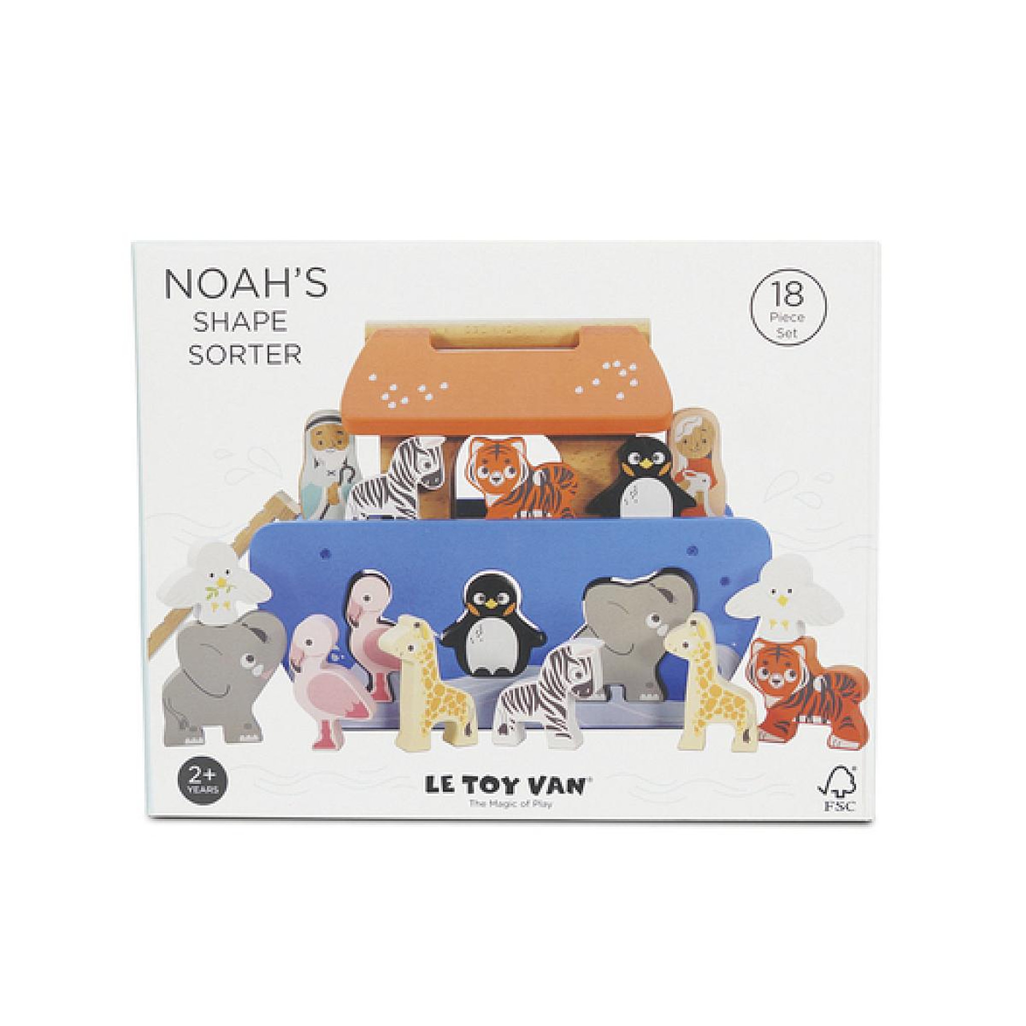 Voir la diapositive 4 : Le Toy Van L arche De Noe - Jeu d encastrement