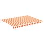 Voir la diapositive 2 : VIDAXL Tissu de remplacement pour auvent Jaune et orange 4x3 m