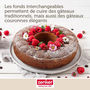 Voir la diapositive 2 : ZENKER Moule à manqué et à savarin double fond 24 cm Zenker PerfectBack+