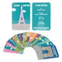 Paris Prix Jeu de Cartes Educatives  Monuments  12cm Multicolore