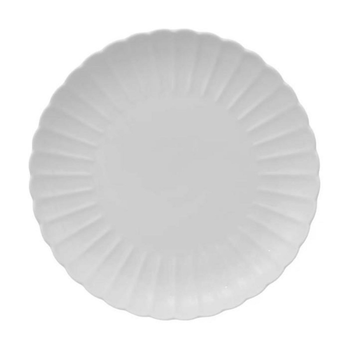 SECRET DE GOURMET Lot de 6 Assiettes Plates  Romy  27cm Blanc