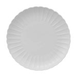 SECRET DE GOURMET Lot de 6 Assiettes Plates  Romy  27cm Blanc