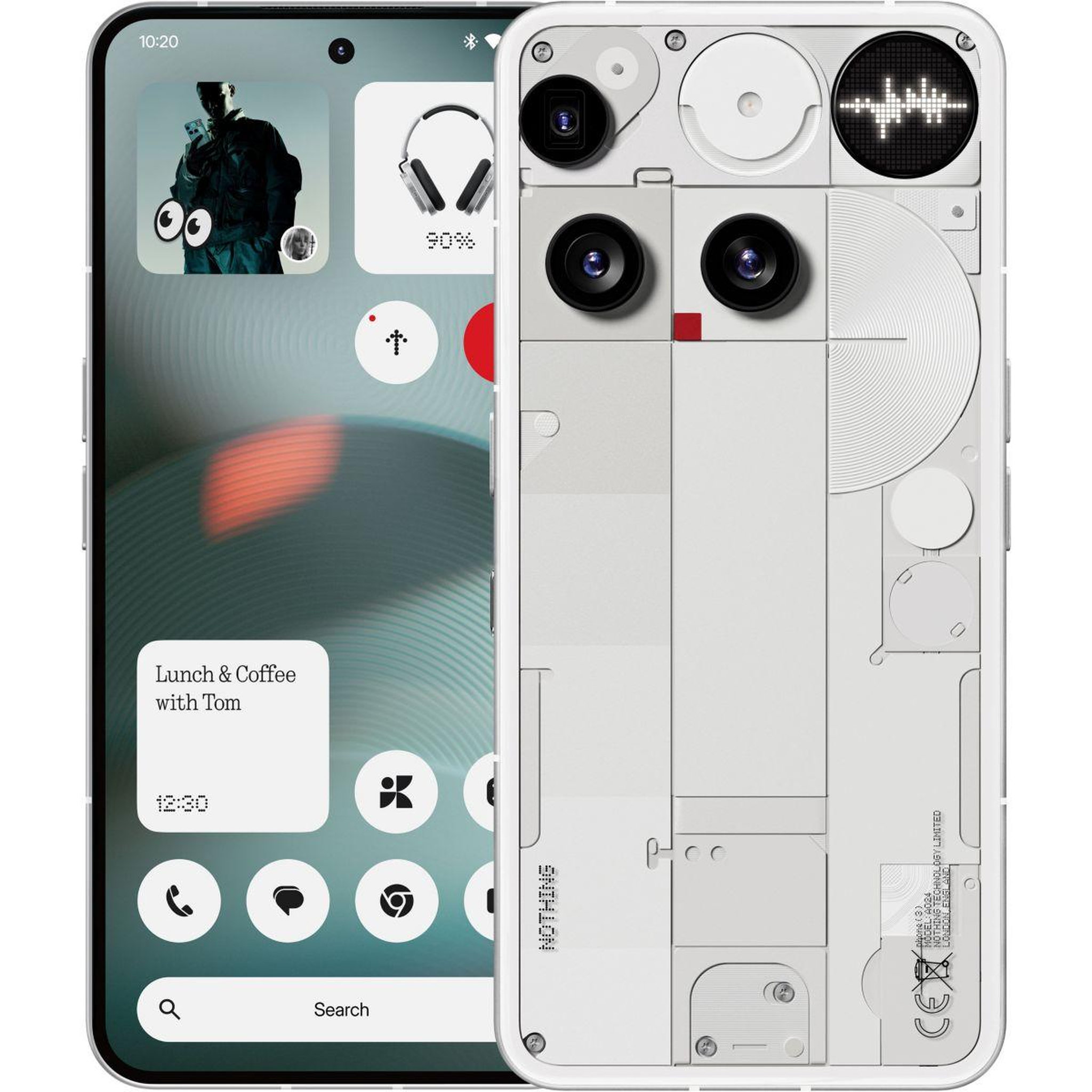 NOTHING Smartphone Phone 3 Blanc 256Go 5G