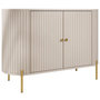 Voir la diapositive 1 : BEST MOBILIER Jaime - buffet bas 139 cm - 2 portes et 1 étagère