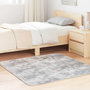 Voir la diapositive 1 : VIDAXL Tapis shaggy a poils longs NAVARRA gris clair 120x120 cm